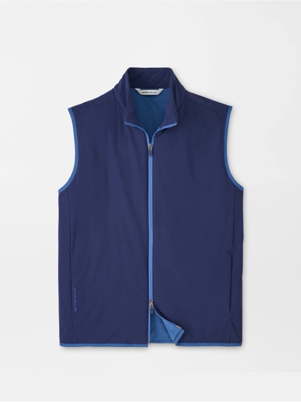 NWT Peter Millar Crown Sport Ridge Vest/MS26EZ05: Navy (XL)